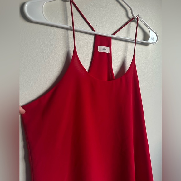 Red Tobi top size S - Picture 2 of 4